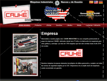 Tablet Screenshot of cauhe-industries.com